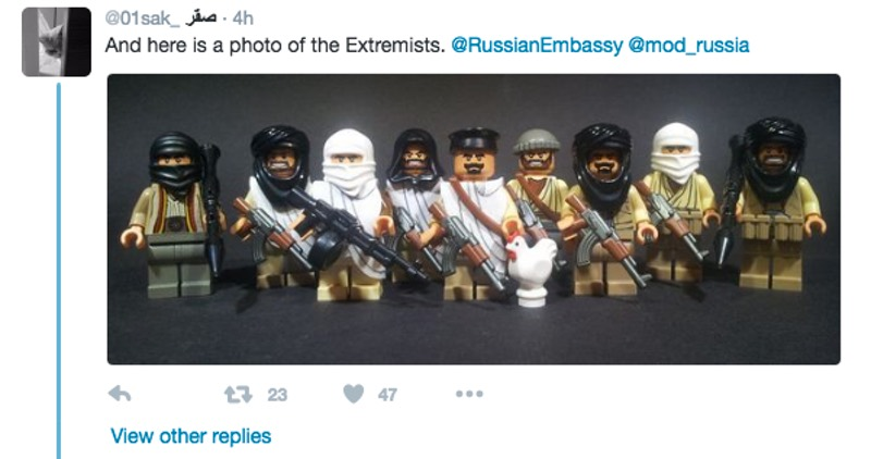 Illustration for article titled Russia Just Tweeted a Video Game Screenshot to Show Chemical Weapons Trucks